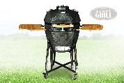 Керамический гриль со стеклянным окошком Start Grill 22 черный