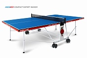 Теннисный стол Compact Expert Indoor - компактная модель теннисного стола для помещений. Уникальный механизм трансформации.